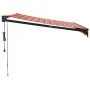 Toldo retráctil automático naranja y marrón 3x2,5 m de , Toldos - Ref: Foro24-3154516, Precio: 273,90 €, Descuento: -5%%