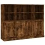 Aparador alto 3 piezas madera contrachapada roble ahumado von , Sideboards - Ref: Foro24-3185308, Preis: 207,33 €, Rabatt: -5%%
