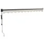 Toldo retráctil automático color crema 3,5x2,5 m | Foro24.es | Tu tienda online para hogar, jardín y más Foro24.es