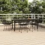 Juego de comedor de jardín 7 piezas ratán sintético negro by , Garden sets - Ref: Foro24-3157871, Price: 611,10 €, Discount: ...