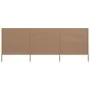 Paravientos de playa de 3 paneles tela gris taupe 400x80 cm von , Sonnenschirme - Ref: Foro24-47143, Preis: 34,79 €, Rabatt: ...
