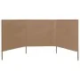 Paravientos de playa de 3 paneles tela gris taupe 400x80 cm von , Sonnenschirme - Ref: Foro24-47143, Preis: 34,79 €, Rabatt: ...