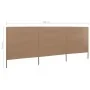 Paravientos de playa de 3 paneles tela gris taupe 400x80 cm von , Sonnenschirme - Ref: Foro24-47143, Preis: 34,79 €, Rabatt: ...