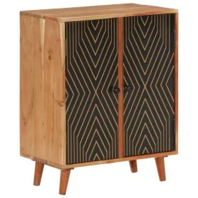 Aparador madera maciza de acacia 60x35x74 cm de , Aparadores - Ref: Foro24-351622, Precio: 203,79 €, Descuento: -5%%