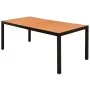 Mesa de jardín de aluminio y WPC marrón 185x90x74 cm von , Gartentische - Ref: Foro24-42795, Preis: 320,17 €, Rabatt: -5%%
