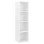 TV de pared con madera contrachapada blanco 37x37x142,5 cm by , TV Furniture - Ref: Foro24-805489, Price: 58,81 €, Discount: ...