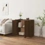 Aparador de madera contrachapada marrón roble 80x33x70 cm de , Aparadores - Ref: Foro24-816567, Precio: 87,16 €, Descuento: -5%%