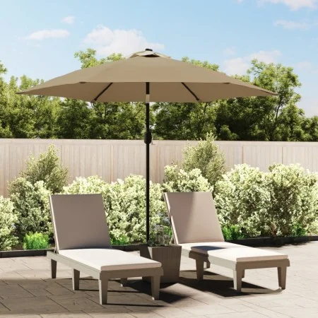 Tela de repuesto para sombrilla taupé 300 cm by , Fabrics for umbrellas and awnings - Ref: Foro24-313797, Price: 24,72 €, Dis...