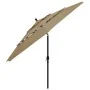 Sombrilla jardín de 3 niveles con palo de aluminio taupe 3,5 m by , Umbrellas - Ref: Foro24-313879, Price: 152,47 €, Discount...