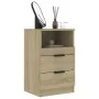 Mesita de noche madera contrachapada color roble Sonoma von , Nachttische - Ref: Foro24-811238, Preis: 58,38 €, Rabatt: -5%%