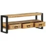 Mueble de TV madera maciza de mango 120x33x45 cm by , TV Furniture - Ref: Foro24-351669, Price: 259,93 €, Discount: -5%%
