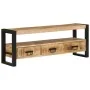 Mueble de TV madera maciza de mango 120x33x45 cm by , TV Furniture - Ref: Foro24-351669, Price: 259,93 €, Discount: -5%%