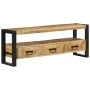 Mueble de TV madera maciza de mango 120x33x45 cm by , TV Furniture - Ref: Foro24-351669, Price: 259,93 €, Discount: -5%%