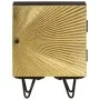 Mesita de noche con frontal de latón mango maciza 40x30x50 cm by , Nightstands - Ref: Foro24-322680, Price: 126,03 €, Discoun...