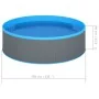 Piscina de chapoteo gris 350x90 cm by , Swimming pools - Ref: Foro24-92808, Price: 382,65 €, Discount: -5%%