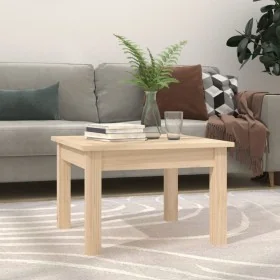 Mesa de centro de madera maciza de pino 45x45x30 cm de , Mesas de centro - Ref: Foro24-814224, Precio: 31,56 €, Descuento: -5%%