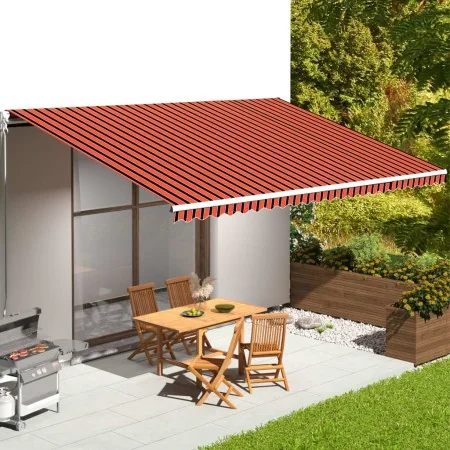 Tela de repuesto para toldo naranja y marrón 6x3,5 m von , Markisen - Ref: Foro24-311964, Preis: 89,31 €, Rabatt: -5%%
