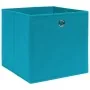 Cajas de almacenaje 10 uds tela no tejida azul bebé 28x28x28 cm by , Storage baskets - Ref: Foro24-325233, Price: 39,24 €, Di...