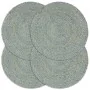 Manteles individuales redondos 4 uds yute verde oliva liso 38cm von , Tischsets - Ref: Foro24-133840, Preis: 27,41 €, Rabatt:...