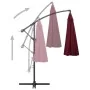 Sombrilla colgante con palo de aluminio burdeos 3 m | Foro24.es | Tu tienda online para hogar, jardín y más Foro24.es