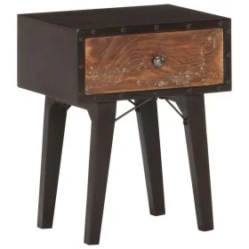 Mesita de noche de madera maciza reciclada 40x30x50 cm de , Mesitas de noche - Ref: Foro24-287856, Precio: 85,51 €, Descuento...