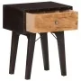 Mesita de noche de madera maciza reciclada 40x30x50 cm by , Nightstands - Ref: Foro24-287856, Price: 85,51 €, Discount: -5%%