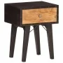 Mesita de noche de madera maciza reciclada 40x30x50 cm by , Nightstands - Ref: Foro24-287856, Price: 85,51 €, Discount: -5%%