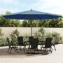 Sombrilla de jardín con poste de madera azul azure 400x273 cm von , Sonnenschirme - Ref: Foro24-363182, Preis: 144,56 €, Raba...