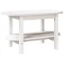 Mesa de centro de madera maciza de pino blanco 80x45x45 cm de , Mesas de centro - Ref: Foro24-822293, Precio: 78,05 €, Descue...