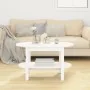 Mesa de centro de madera maciza de pino blanco 80x45x45 cm de , Mesas de centro - Ref: Foro24-822293, Precio: 78,05 €, Descue...