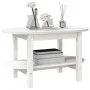 Mesa de centro de madera maciza de pino blanco 80x45x45 cm de , Mesas de centro - Ref: Foro24-822293, Precio: 78,05 €, Descue...