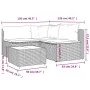 Juego de jardín con cojines 4 piezas ratán sintético negro von , Outdoor-Sofas - Ref: Foro24-319797, Preis: 273,92 €, Rabatt:...
