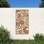 Adorno de pared de jardín acero corten rueda dentada 105x55 cm von , Poster, Drucke und visuelle Kunst - Ref: Foro24-824492, ...