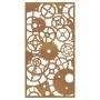 Adorno de pared de jardín acero corten rueda dentada 105x55 cm von , Poster, Drucke und visuelle Kunst - Ref: Foro24-824492, ...
