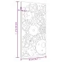 Adorno de pared de jardín acero corten rueda dentada 105x55 cm von , Poster, Drucke und visuelle Kunst - Ref: Foro24-824492, ...
