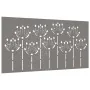 Adorno de pared de jardín acero corten diseño flores 105x55 cm de , Carteles, copias y arte visual - Ref: Foro24-824499, Prec...