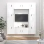 Set de muebles de TV 8 pzas madera contrachapada blanco brillo by , TV Furniture - Ref: Foro24-3188640, Price: 440,83 €, Disc...