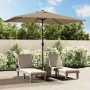 Sombrilla de jardín con palo de metal taupe 300x200 cm | Foro24.es | Tu tienda online para hogar, jardín y más Foro24.es