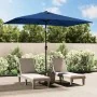 Sombrilla de jardín con palo de metal azul azure 300x200 cm by , Umbrellas - Ref: Foro24-47129, Price: 64,55 €, Discount: -5%%
