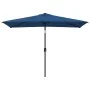 Sombrilla de jardín con palo de metal azul azure 300x200 cm by , Umbrellas - Ref: Foro24-47129, Price: 64,55 €, Discount: -5%%