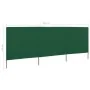 Paravientos de playa de 3 paneles tela verde 400x80 cm by , Umbrellas - Ref: Foro24-47141, Price: 38,27 €, Discount: -5%%