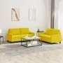 Juego de sofás con cojines 2 piezas terciopelo amarillo | Foro24.es | Tu tienda online para hogar, jardín y más Foro24.es