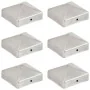 Tapas para postes de valla 6 uds metal galvanizado 71x71mm von , Zubehör für Tore und Zäune - Ref: Foro24-145489, Preis: 16,6...