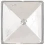 Tapas para postes de valla 6 uds metal galvanizado 71x71mm von , Zubehör für Tore und Zäune - Ref: Foro24-145489, Preis: 16,6...
