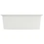 Fregadero de cocina con rebosadero granito blanco by , Sinks - Ref: Foro24-147064, Price: 177,41 €, Discount: -5%%