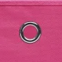 Cajas de almacenaje 4 uds tela rosa 32x32x32 cm by , Storage baskets - Ref: Foro24-288345, Price: 24,67 €, Discount: -5%%
