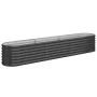 Jardinera acero con recubrimiento polvo antracita 224x40x36 cm by , Pots and planters - Ref: Foro24-318876, Price: 52,60 €, D...
