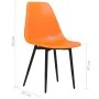 Sillas de comedor 2 unidades PP naranja by , dining chairs - Ref: Foro24-338060, Price: 90,36 €, Discount: -5%%