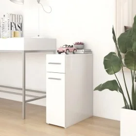 Armario de boticario madera contrachapada blanco