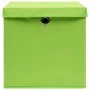 Cajas de almacenaje con tapas 4 uds tela verde 32x32x32 cm by , Storage baskets - Ref: Foro24-288370, Price: 30,65 €, Discoun...